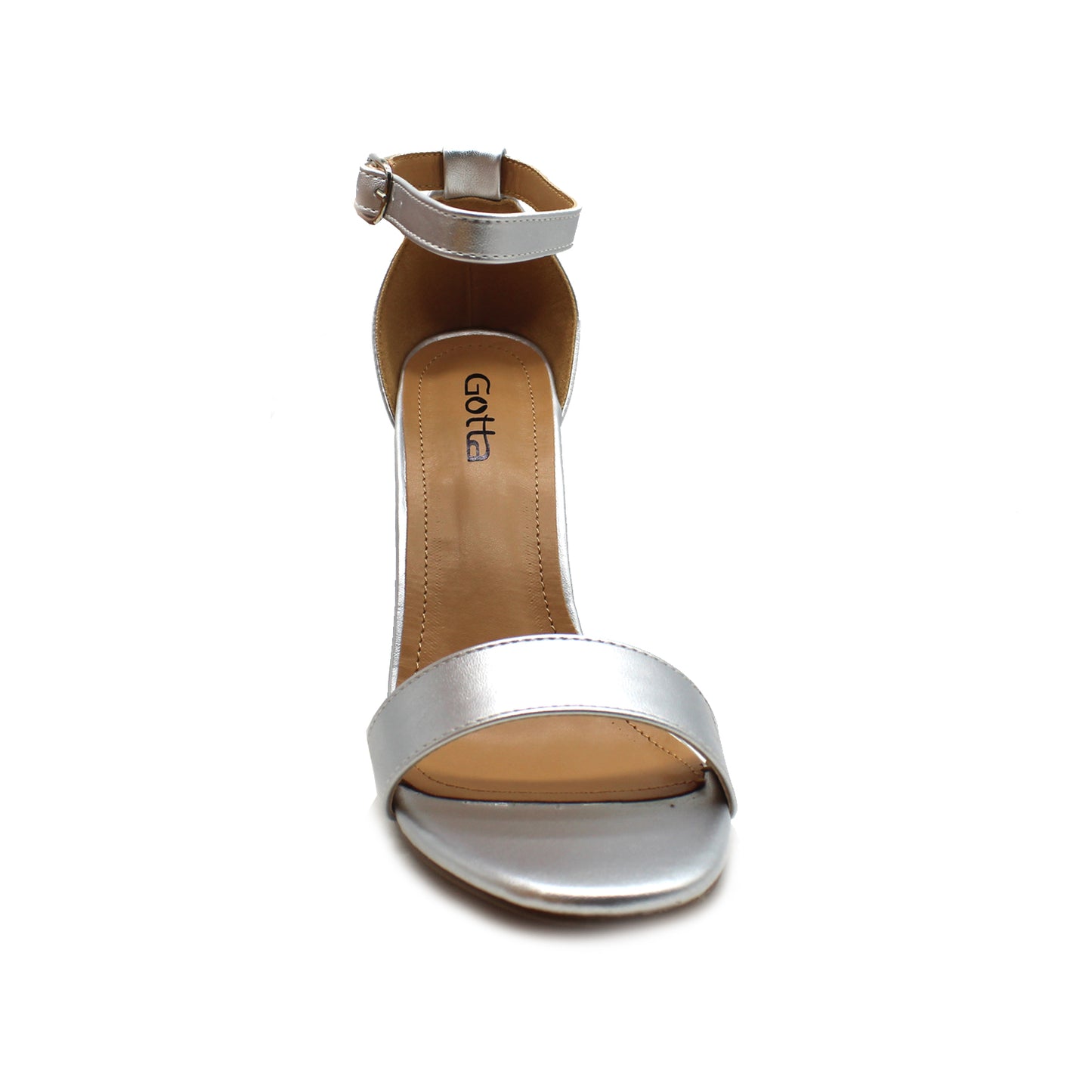 Sandalia Plateada Mujer 86123