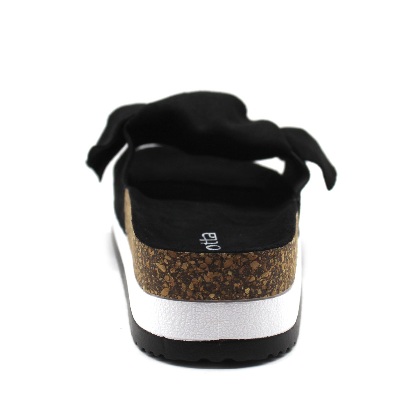 Sandalia Negra Mujer 12073