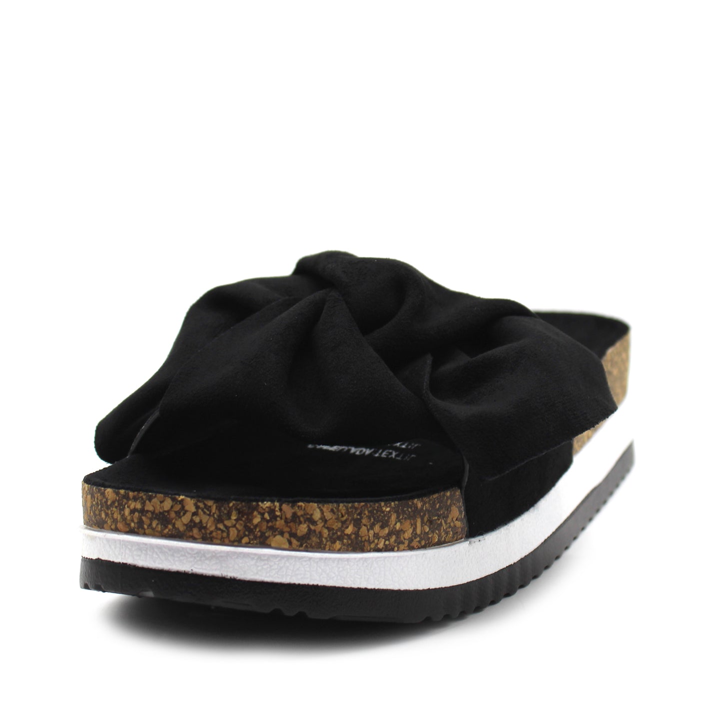 Sandalia Negra Mujer 12073