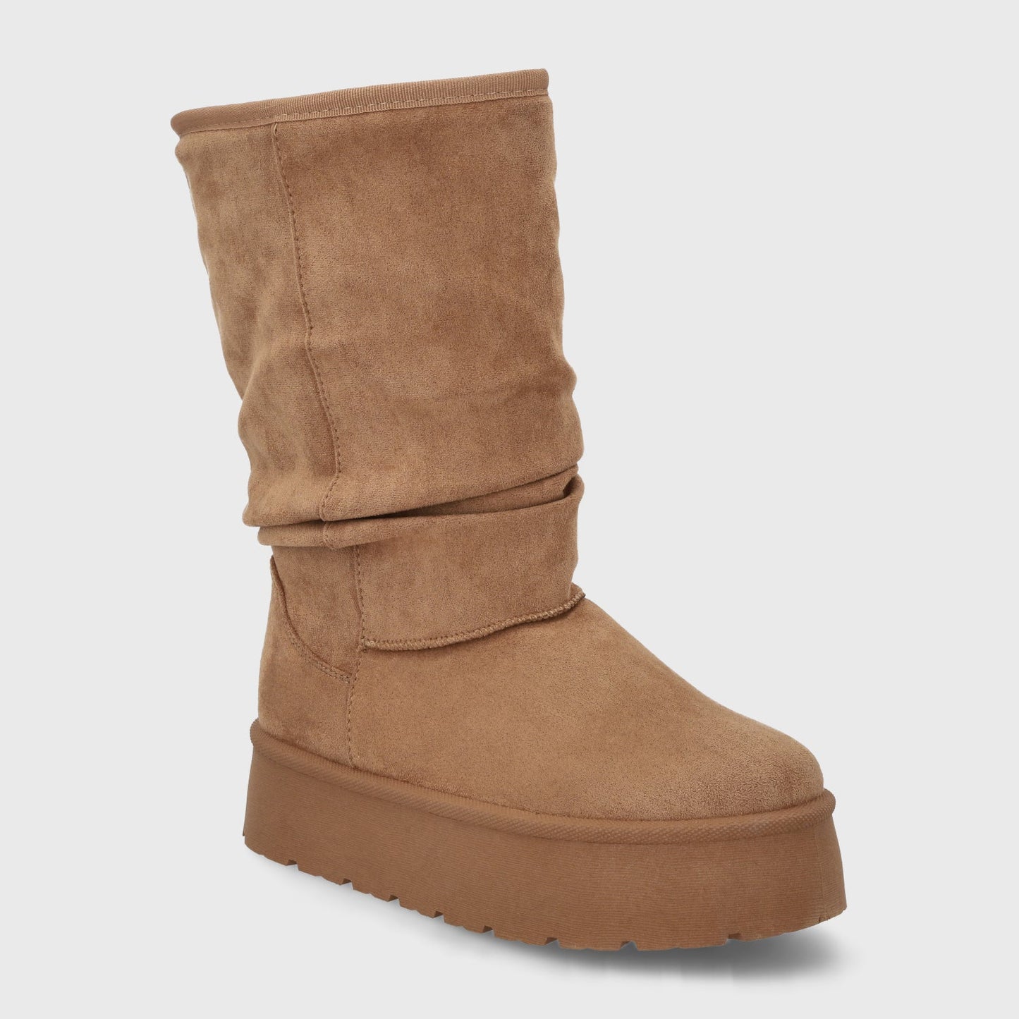 Bota Plataforma Camel Mujer 48114 - Gotta Chile