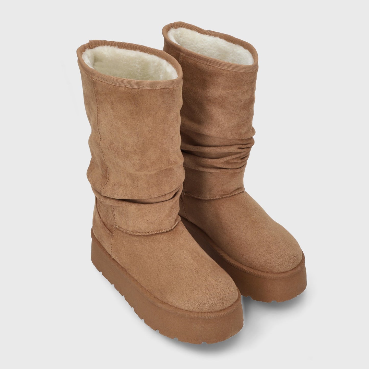 Bota Plataforma Camel Mujer 48114 - Gotta Chile