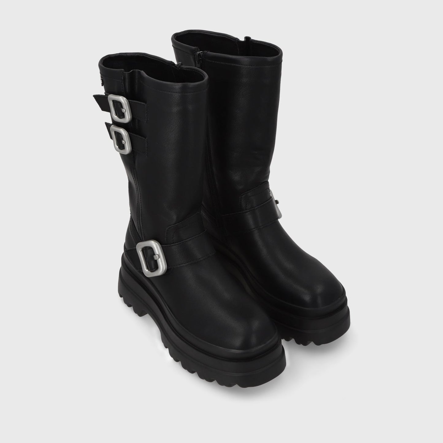 Bota Plataforma Negra Mujer 36037 - Gotta Chile