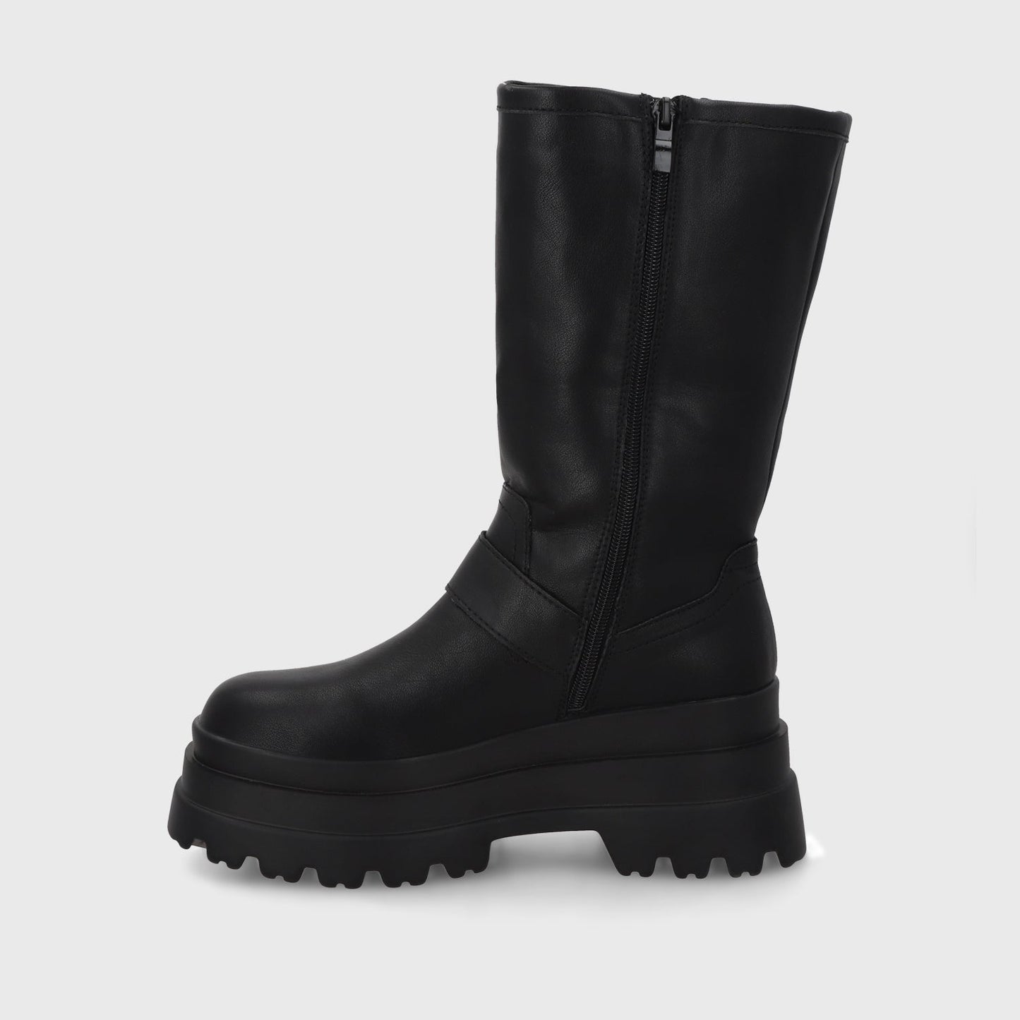 Bota Plataforma Negra Mujer 36037 - Gotta Chile