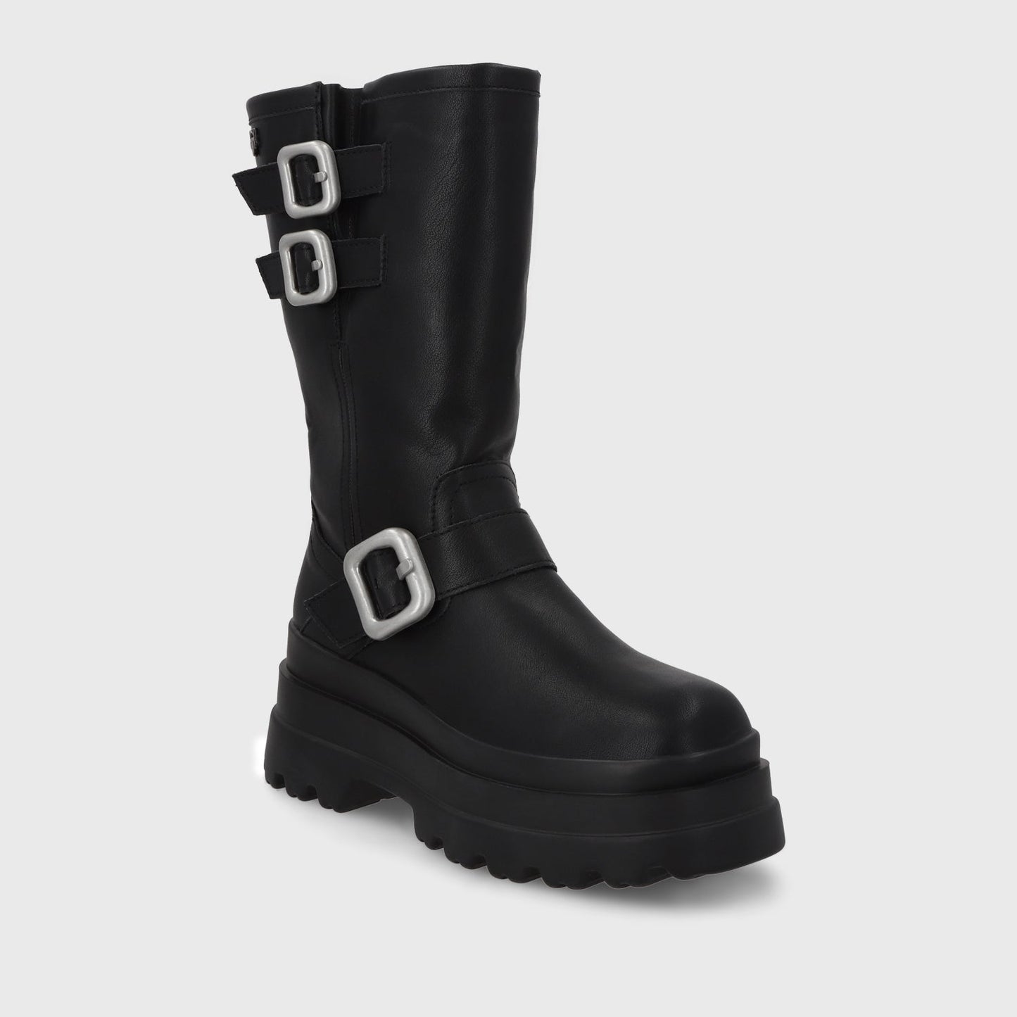 Bota Plataforma Negra Mujer 36037 - Gotta Chile