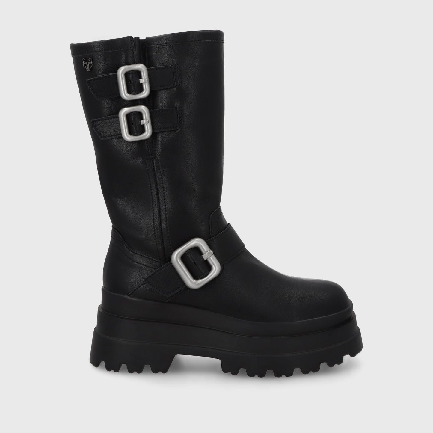 Bota Plataforma Negra Mujer 36037 - Gotta Chile