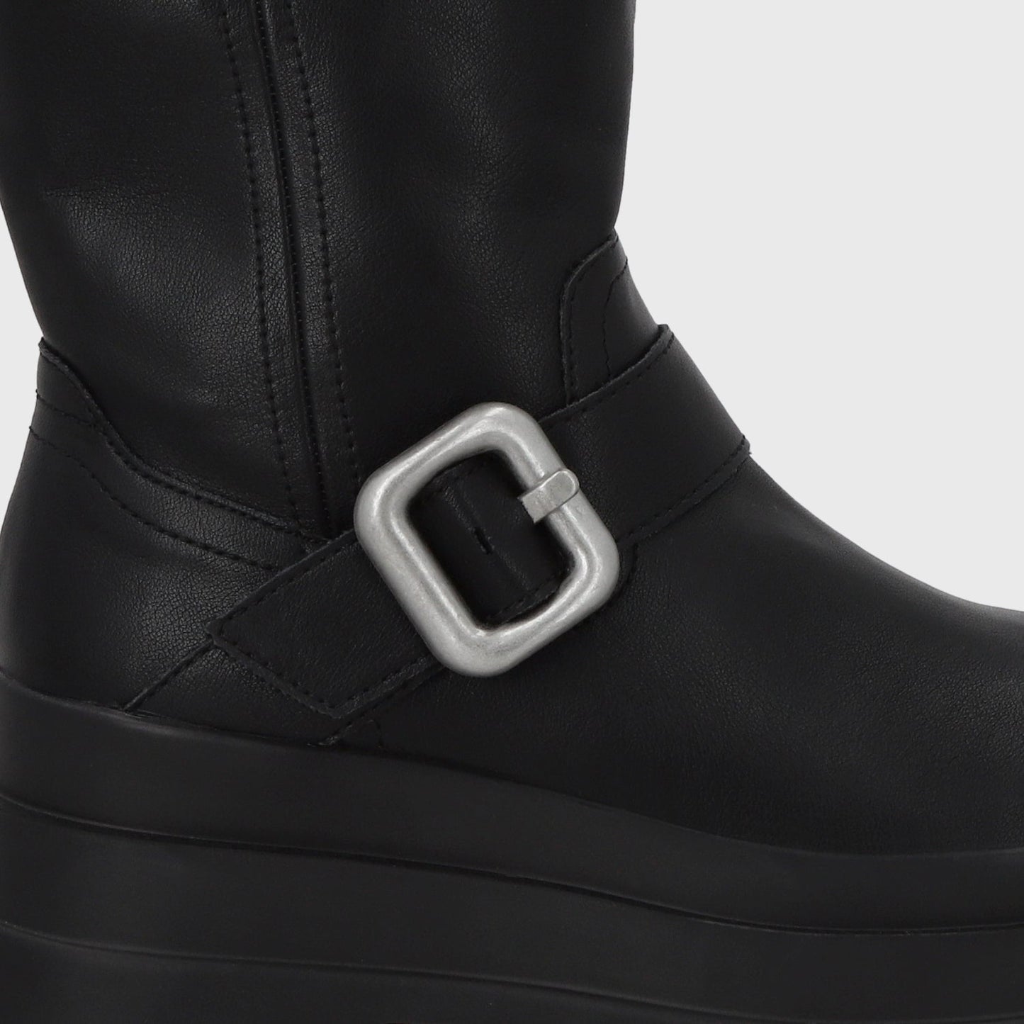 Bota Plataforma Negra Mujer 36037 - Gotta Chile