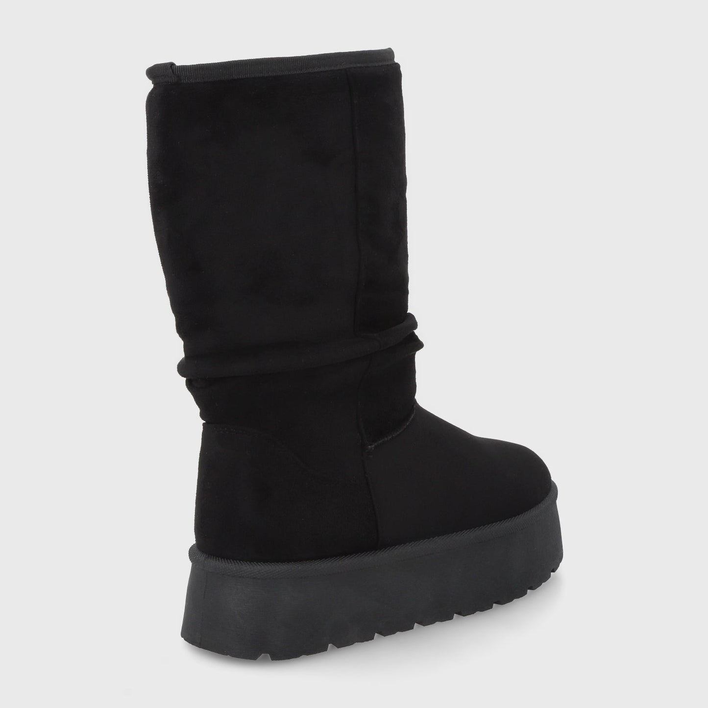 Bota Plataforma Negra Mujer 48114 - Gotta Chile