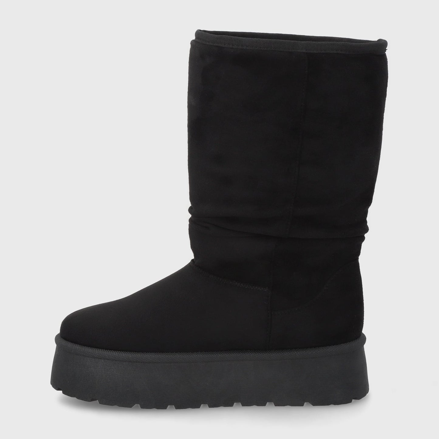 Bota Plataforma Negra Mujer 48114 - Gotta Chile