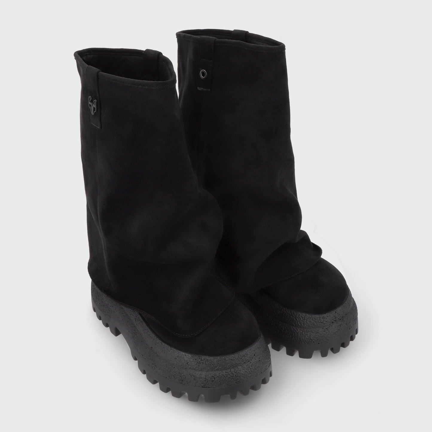Bota Plataforma Negra Mujer 55291 - Gotta Chile