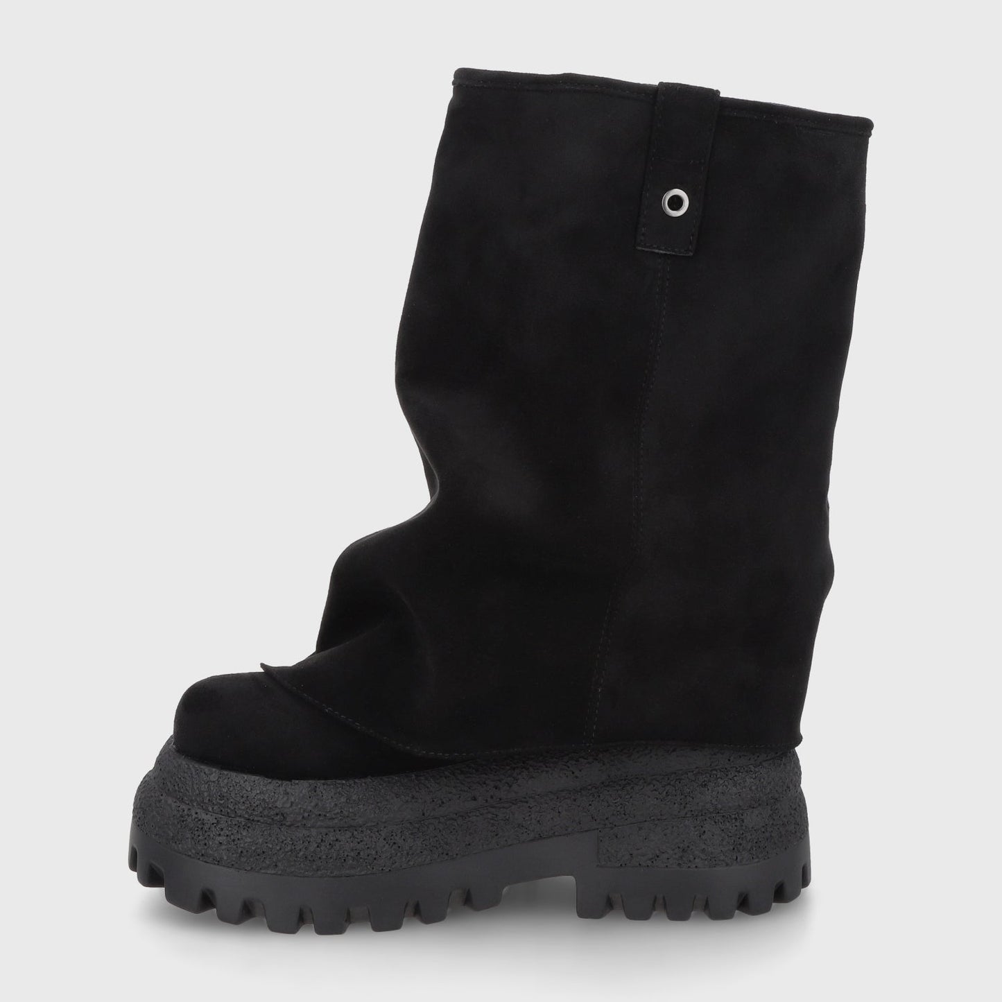 Bota Plataforma Negra Mujer 55291 - Gotta Chile