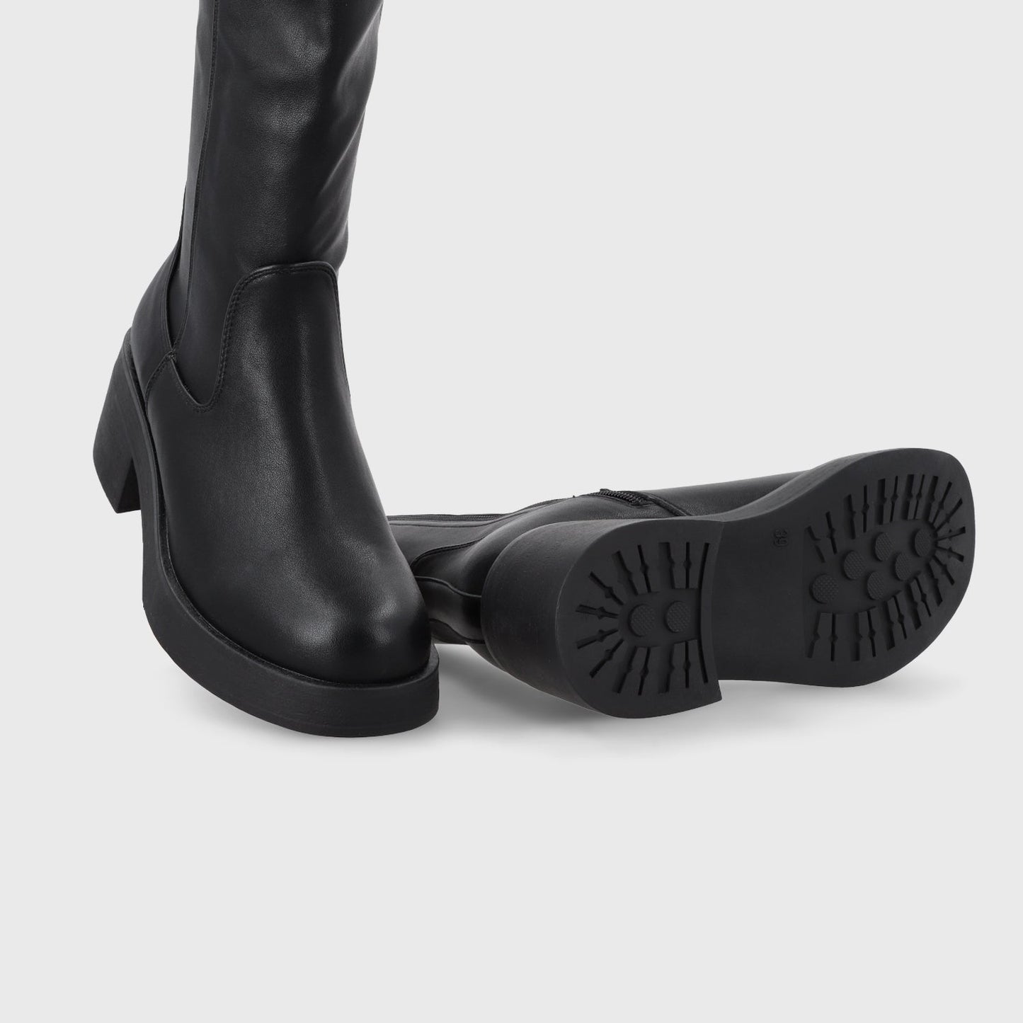 Bota Taco Negra Mujer 55251 - Gotta Chile