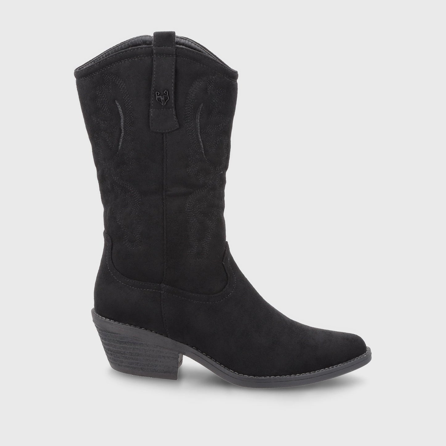 Bota Taco Negro Mujer 23714 - Gotta Chile