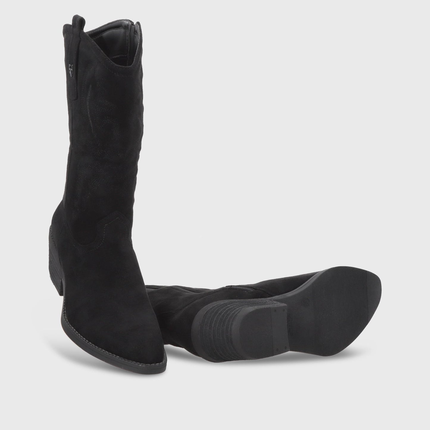Bota Taco Negro Mujer 23714 - Gotta Chile