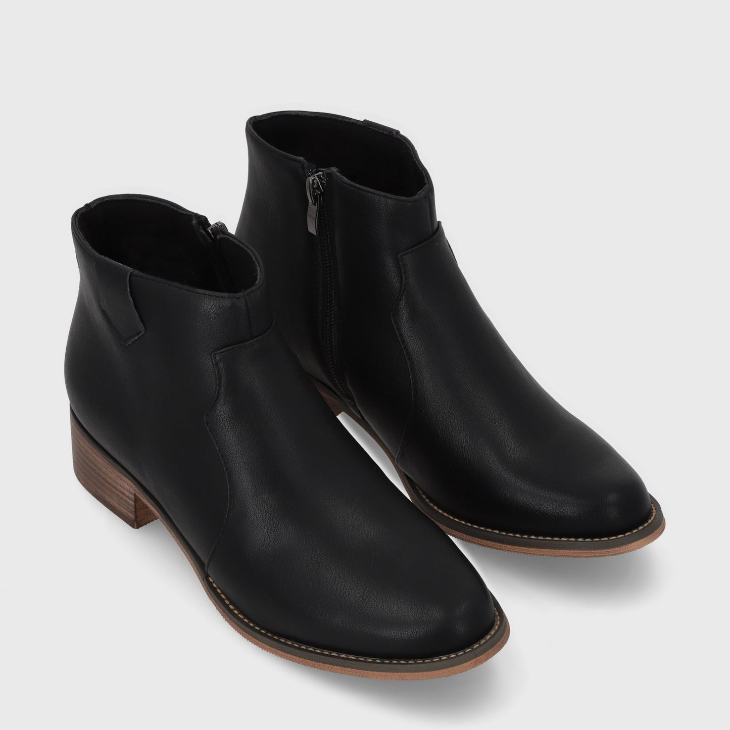 Botin Plano Negro Mujer 13556 - Gotta Chile