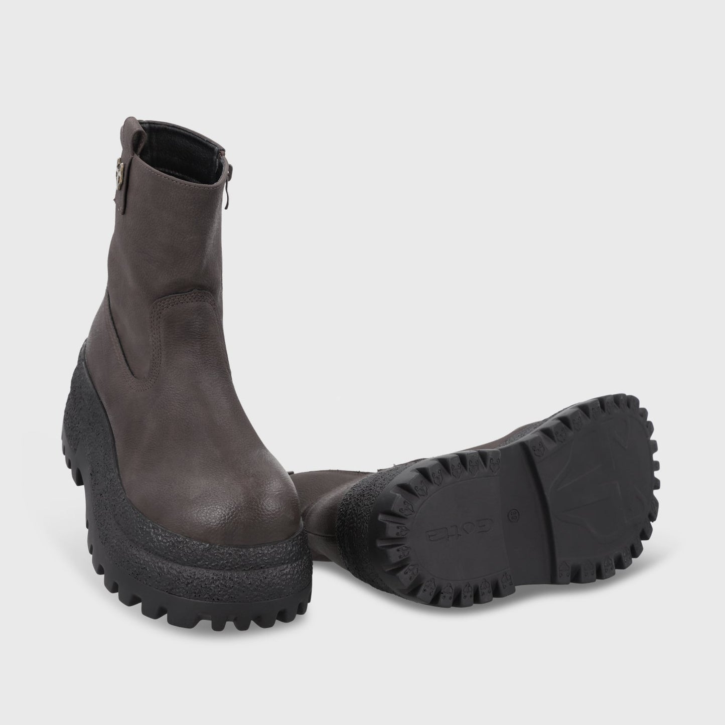 Botin Plataforma Café Mujer 55292 - Gotta Chile