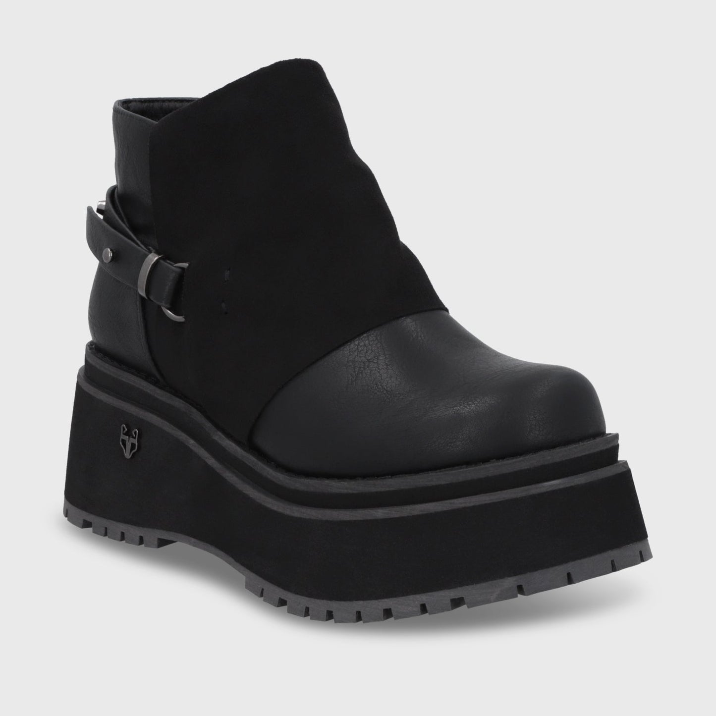 Botin Plataforma Negro Mujer 1509B - Gotta Chile