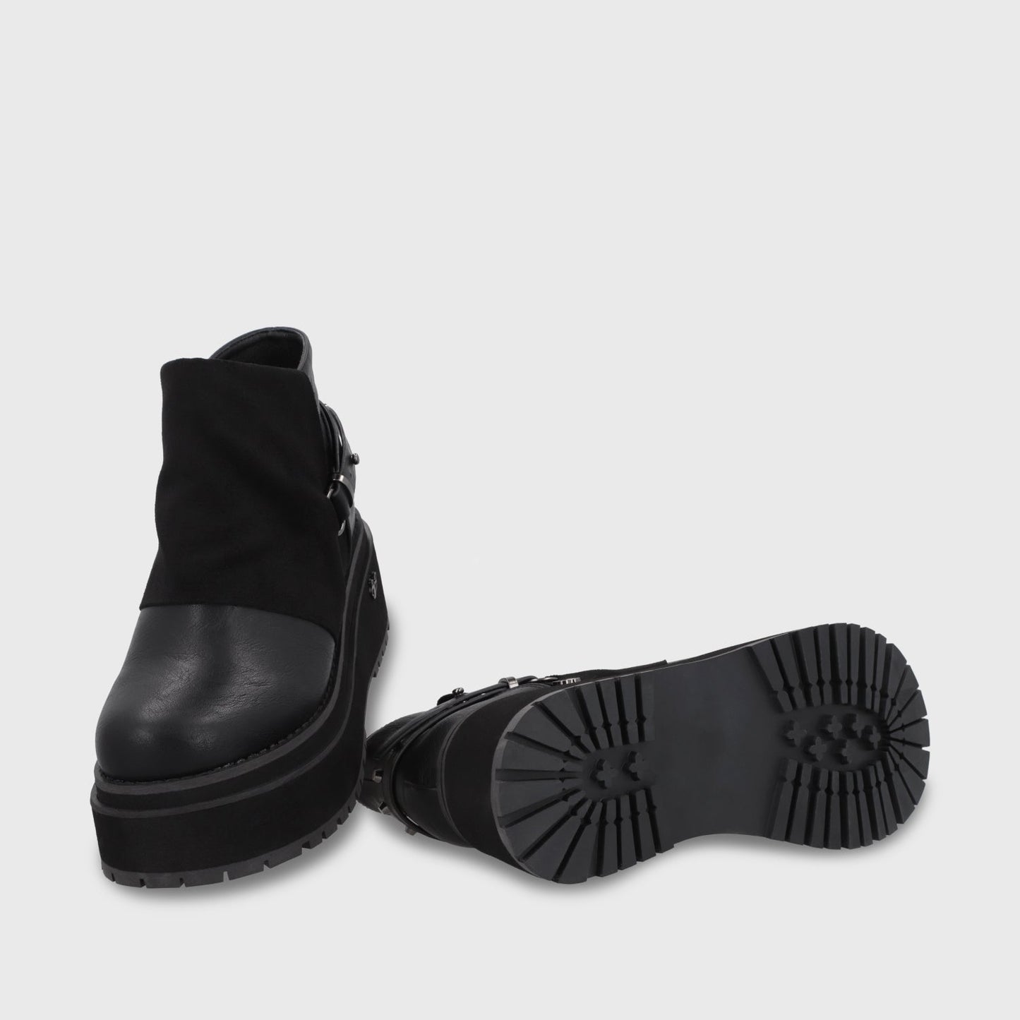 Botin Plataforma Negro Mujer 1509B - Gotta Chile