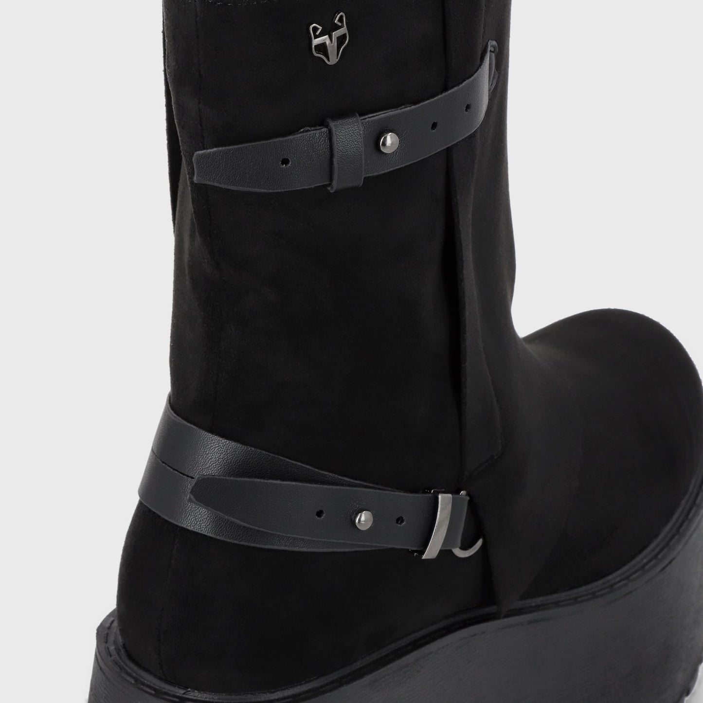Botin Plataforma Negro Mujer 15179 - Gotta Chile