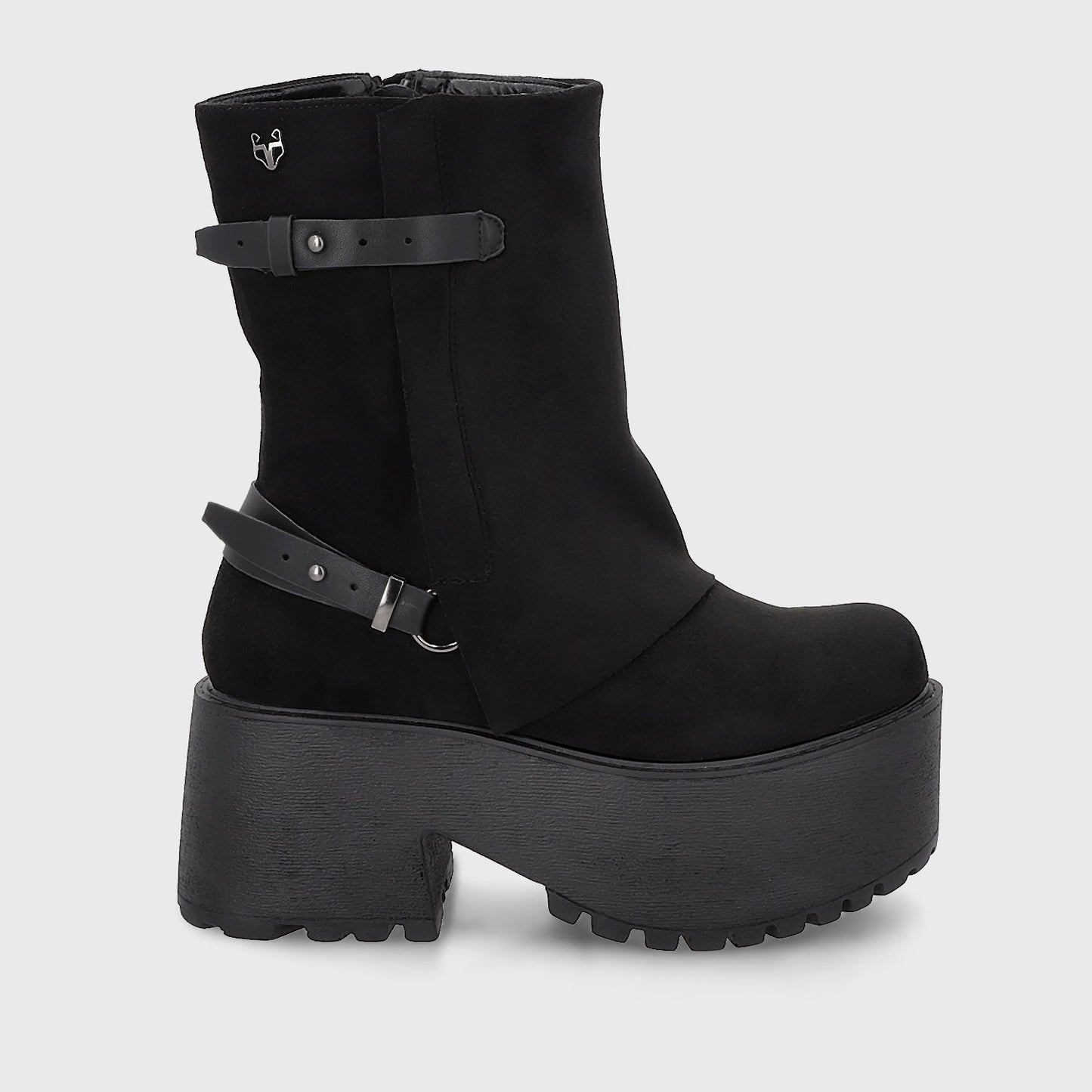 Botin Plataforma Negro Mujer 15179 - Gotta Chile