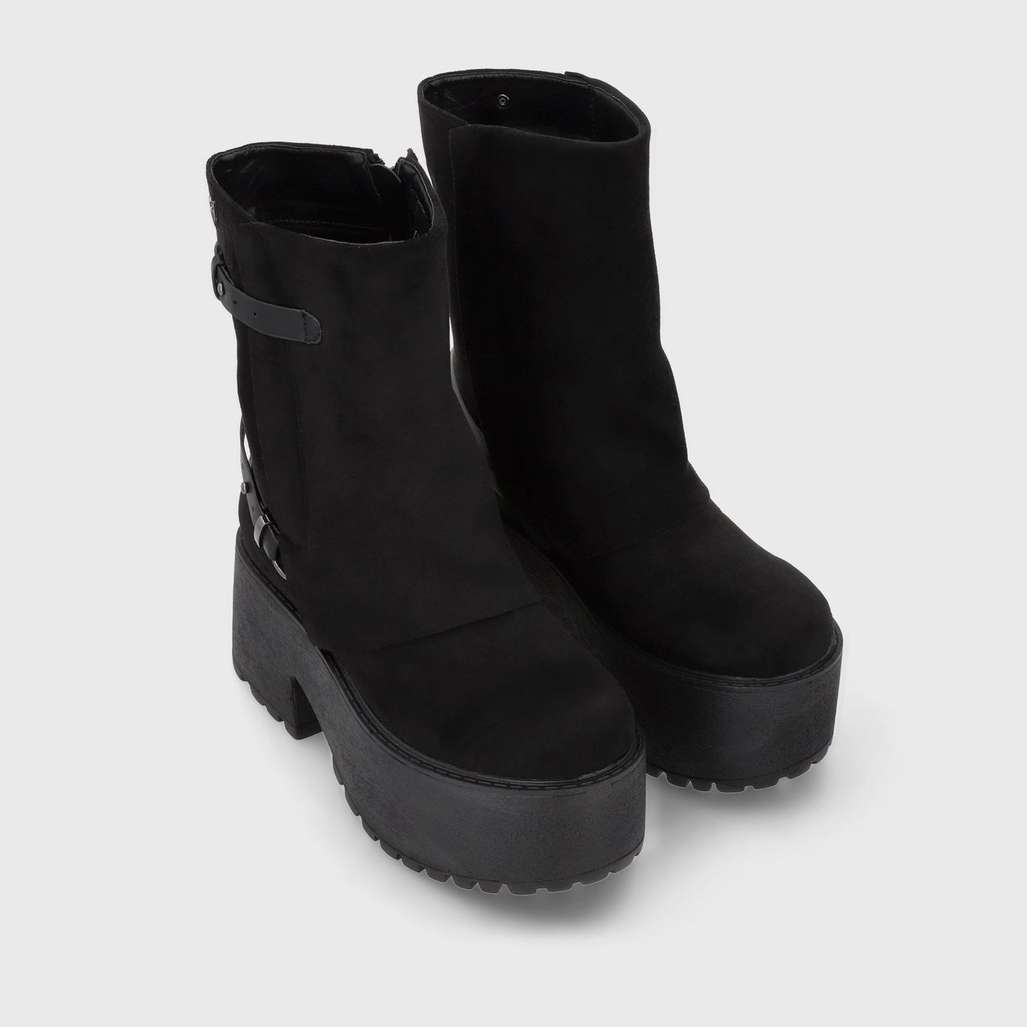 Botin Plataforma Negro Mujer 15179 - Gotta Chile