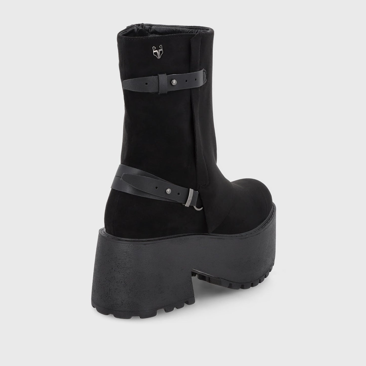 Botin Plataforma Negro Mujer 15179 - Gotta Chile