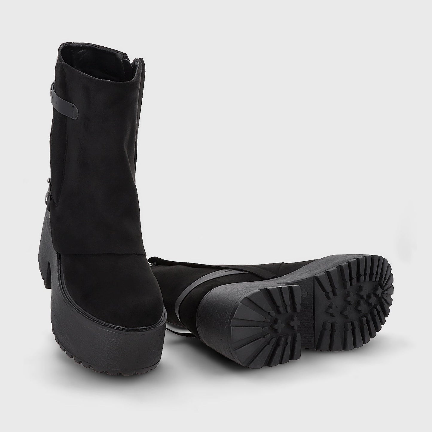 Botin Plataforma Negro Mujer 15179 - Gotta Chile