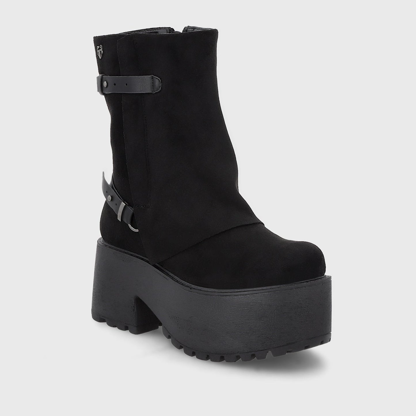 Botin Plataforma Negro Mujer 15179 - Gotta Chile