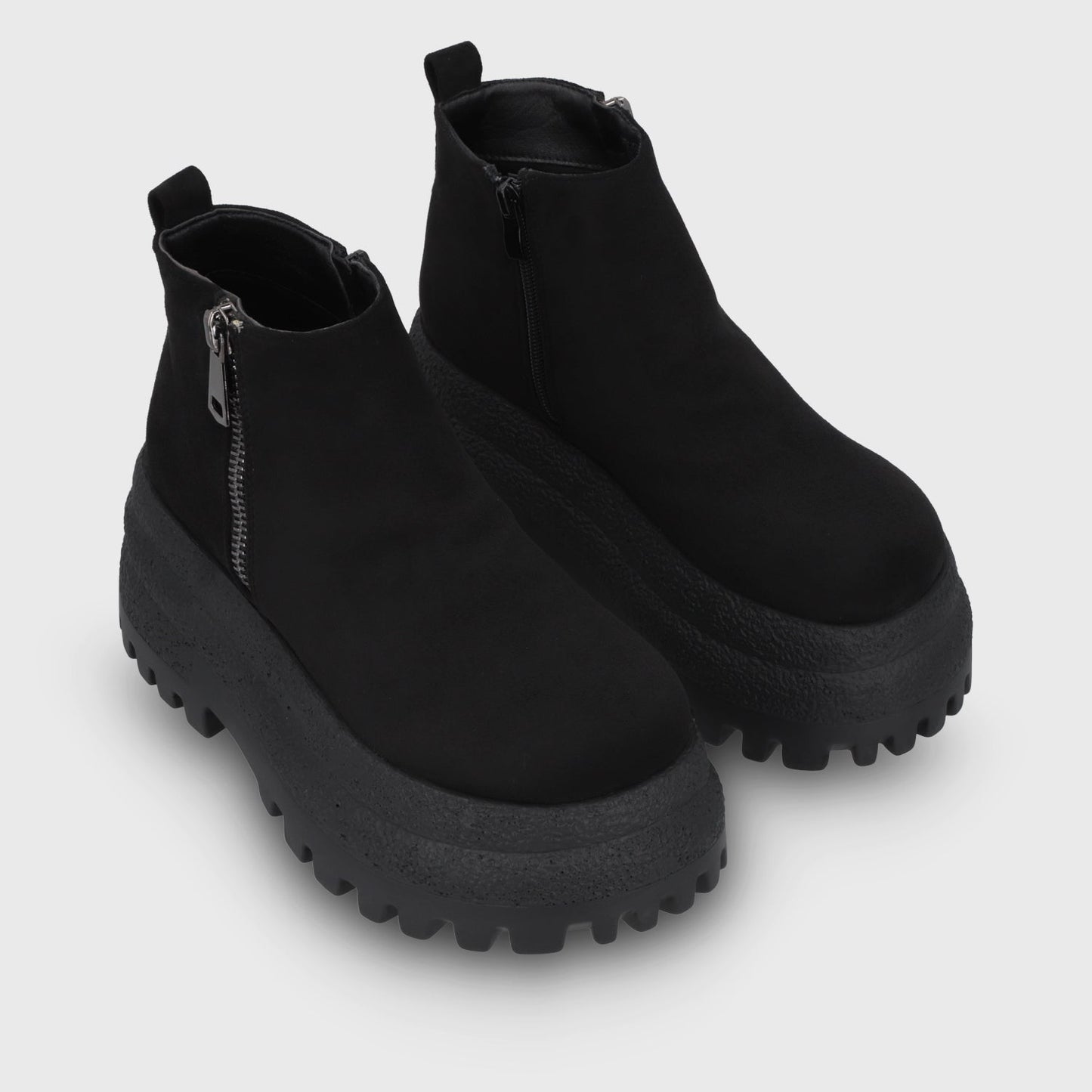 Botin Plataforma Negro Mujer 55293 - Gotta Chile