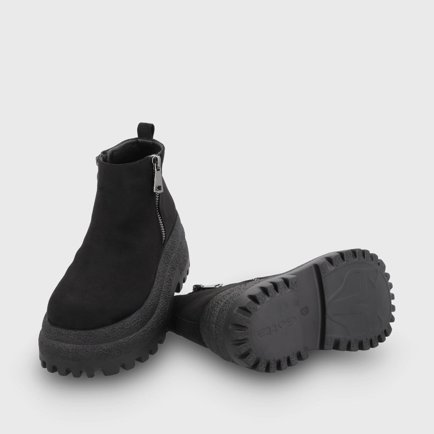 Botin Plataforma Negro Mujer 55293 - Gotta Chile