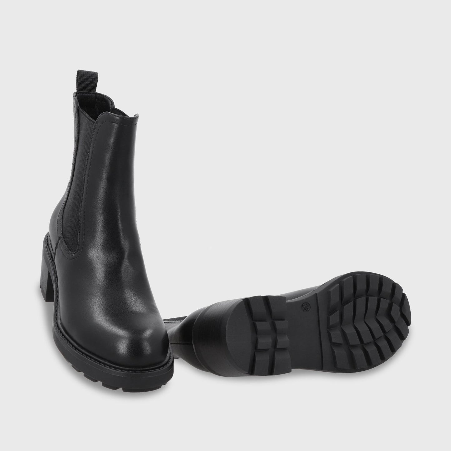 Botin Plataforma Negro Mujer 56041 - Gotta Chile