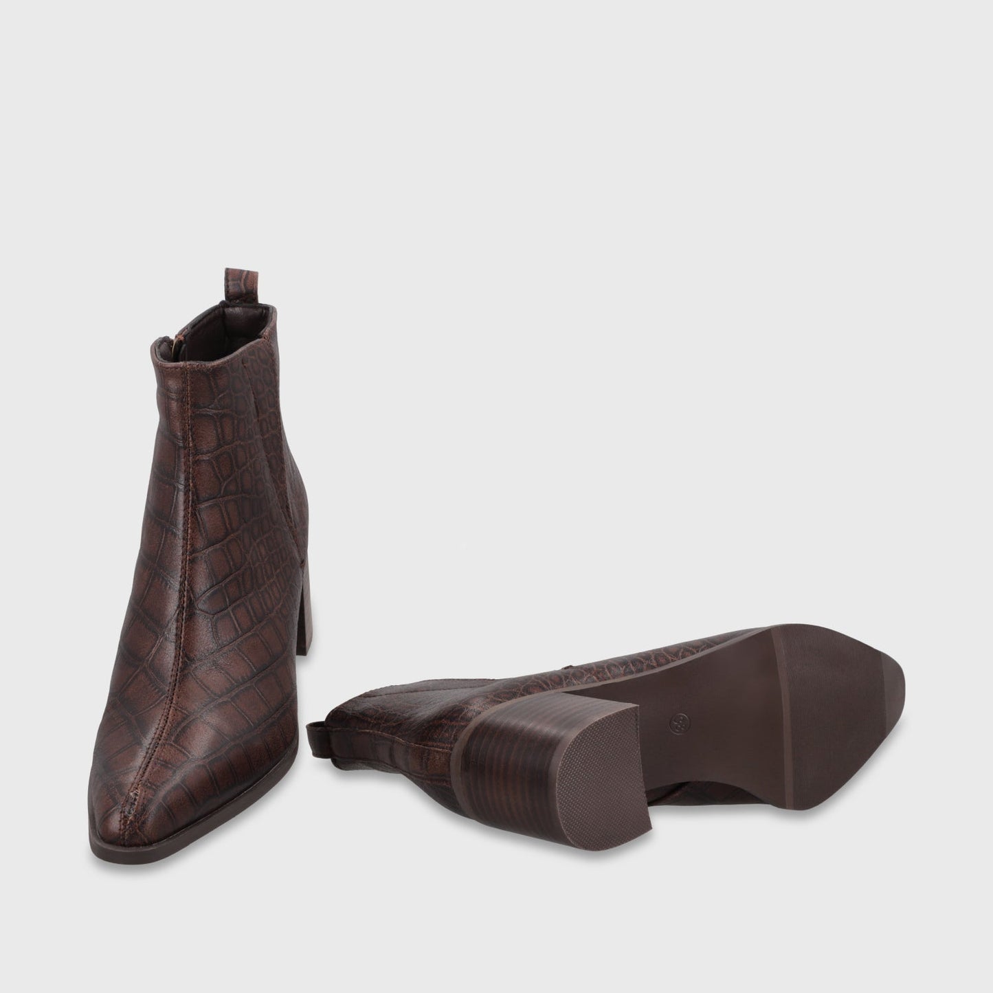 Botin Taco Café Mujer 5530053 - Gotta Chile