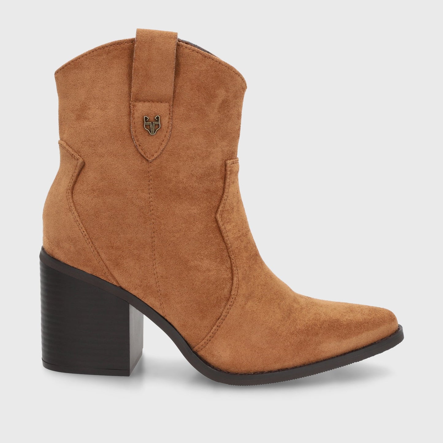 Botin Taco Camel Mujer 53780 - Gotta Chile