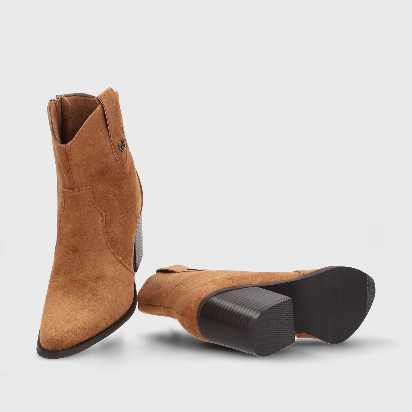 Botin Taco Camel Mujer 53780 - Gotta Chile