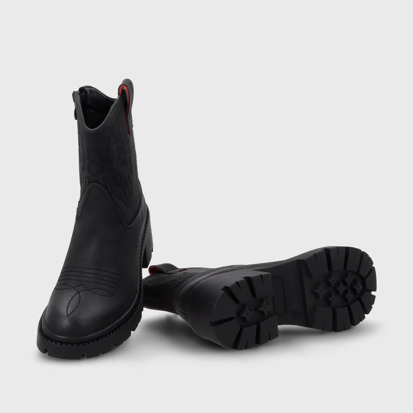 Botin Taco Negro Mujer 45745 - Gotta Chile