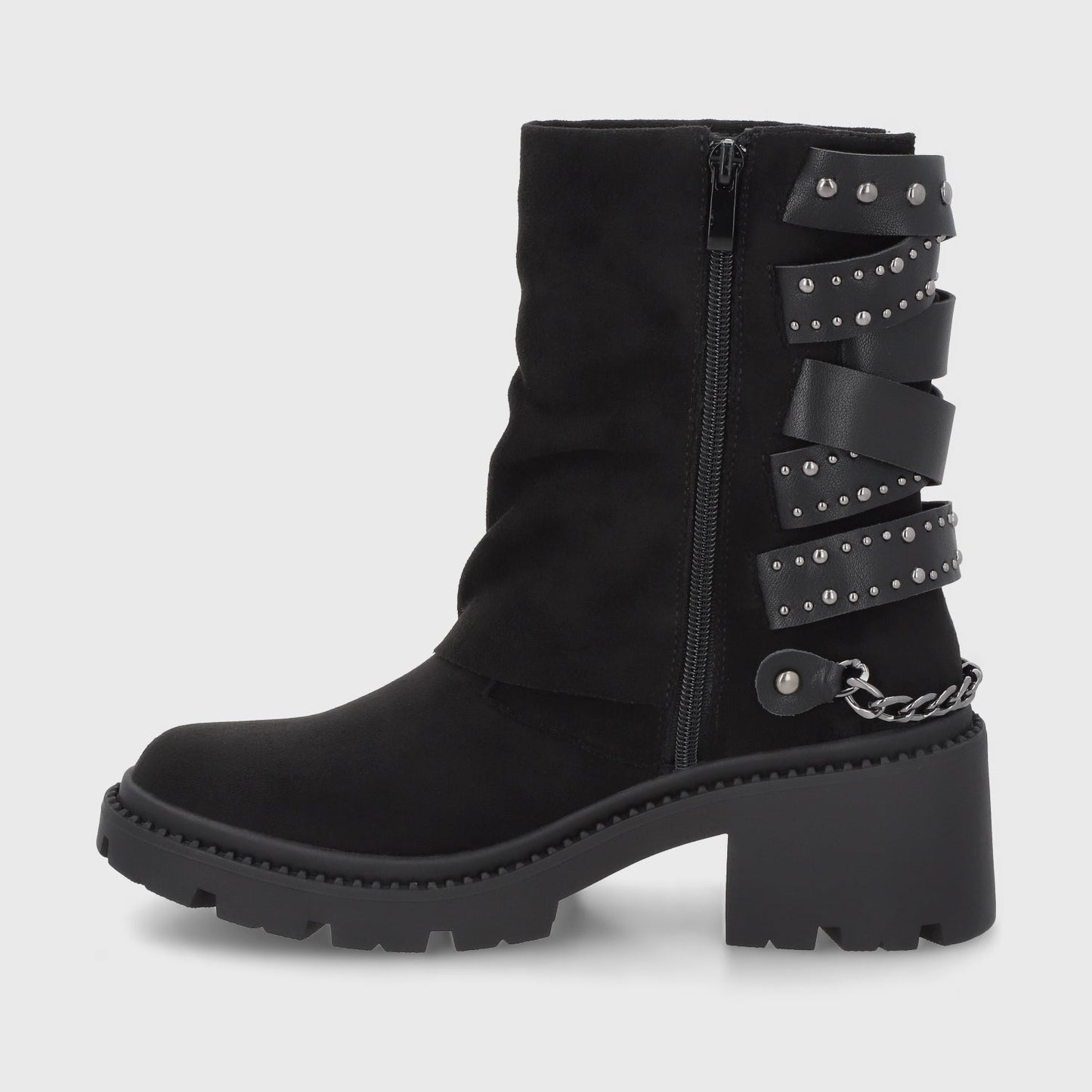 Botin Taco Negro Mujer 45746 - Gotta Chile