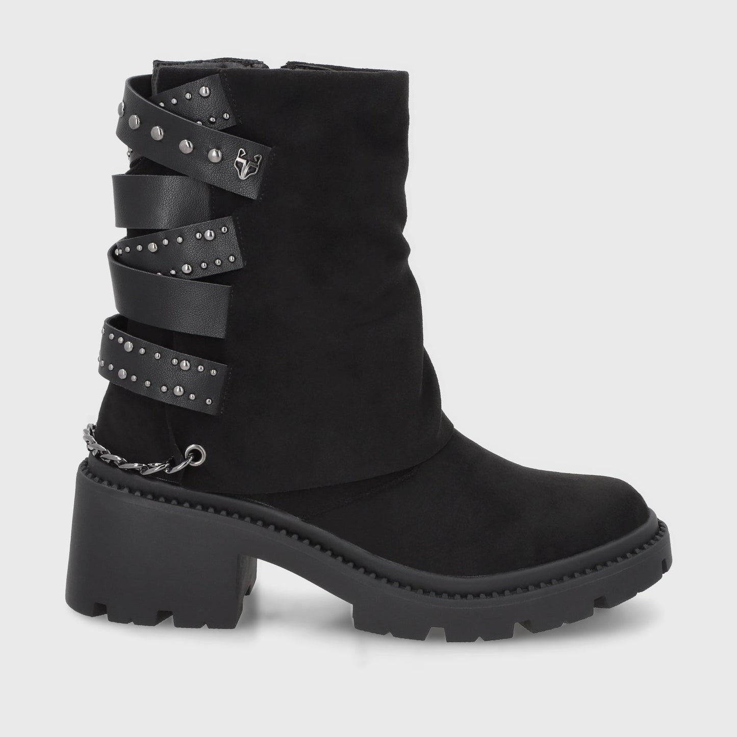 Botin Taco Negro Mujer 45746 - Gotta Chile
