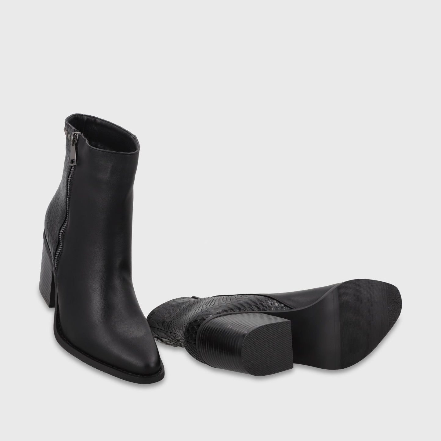 Botin Taco Negro Mujer 5378501 - Gotta Chile