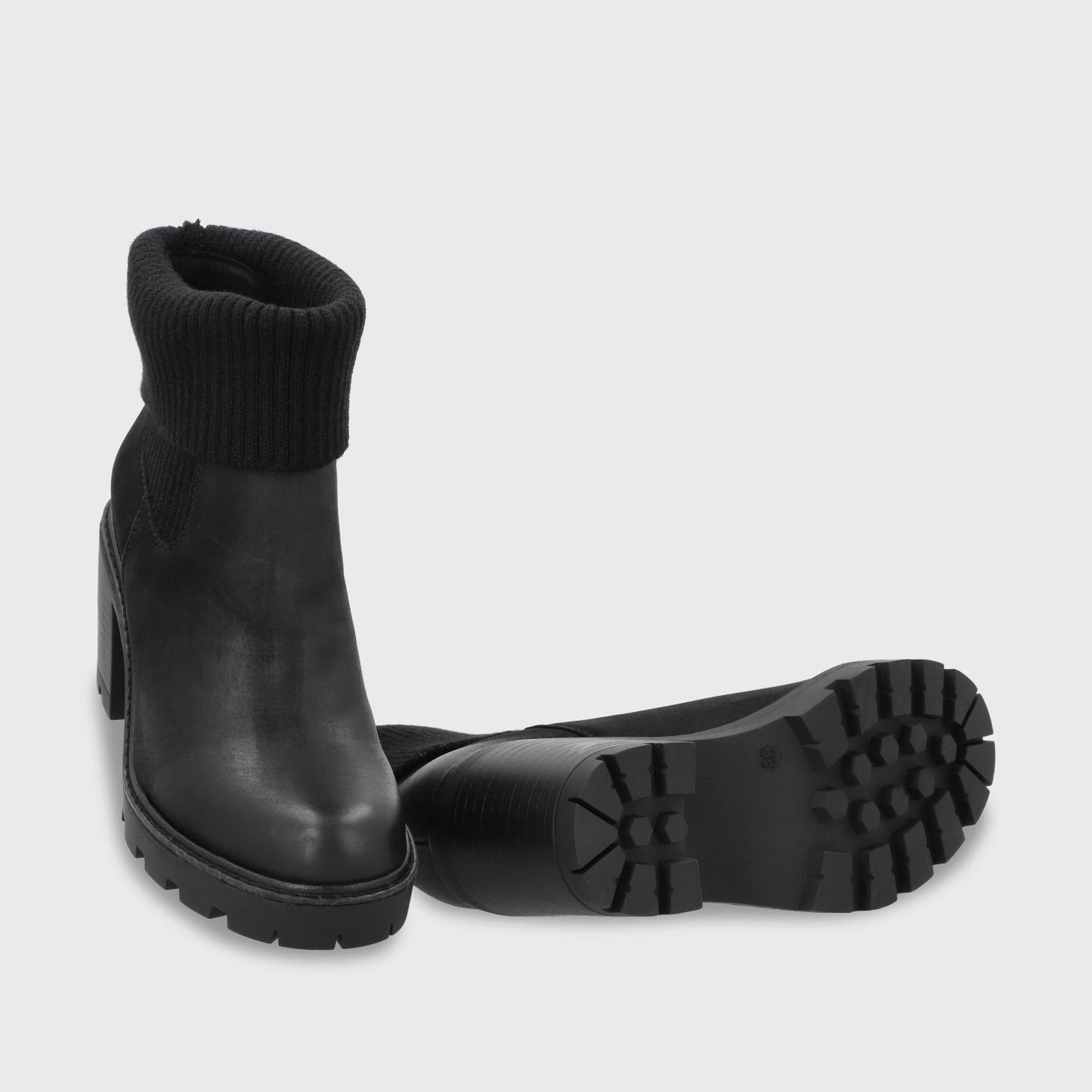 Botin Taco Negro Mujer 56050 - Gotta Chile