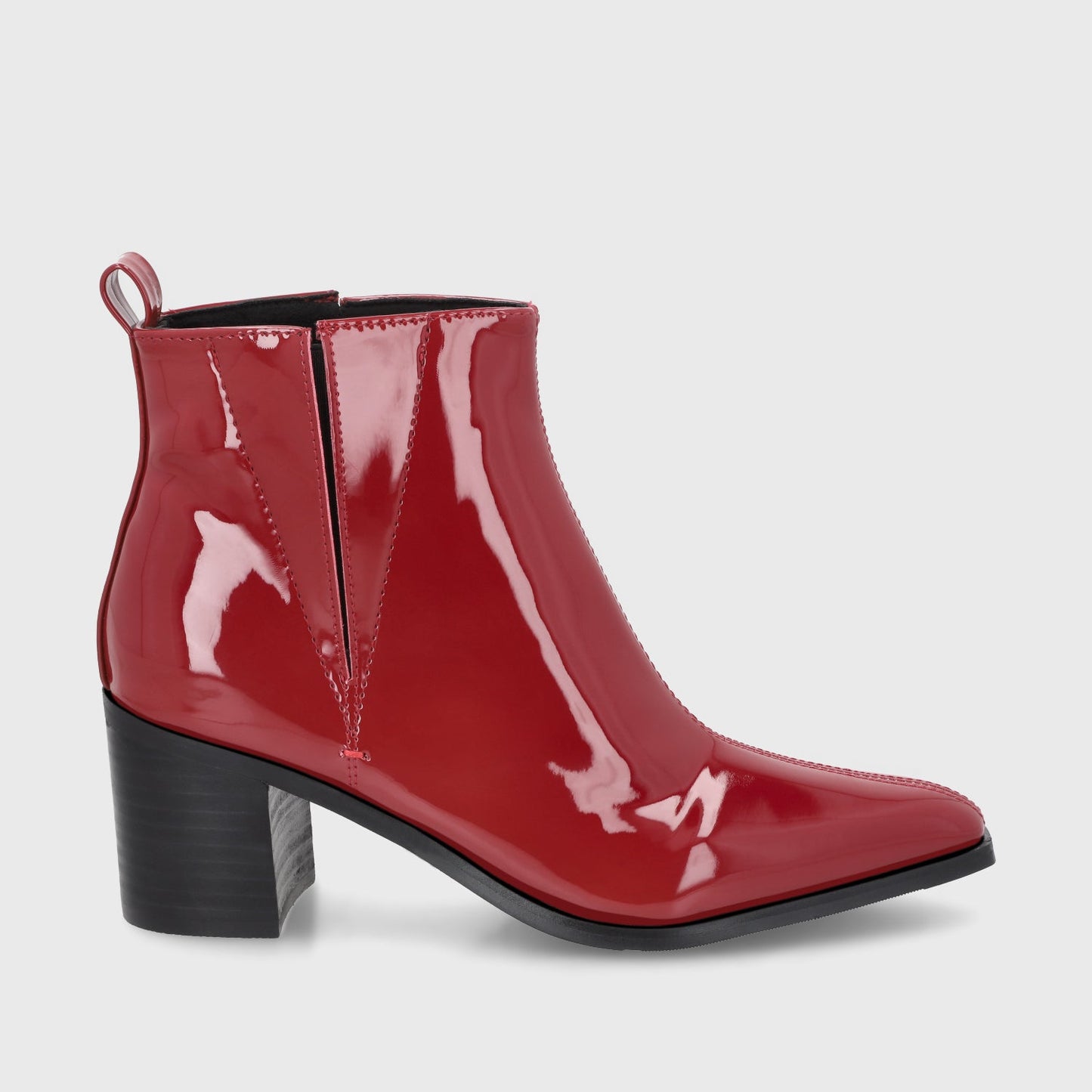 Botin Taco Rojo Mujer 55300 - Gotta Chile