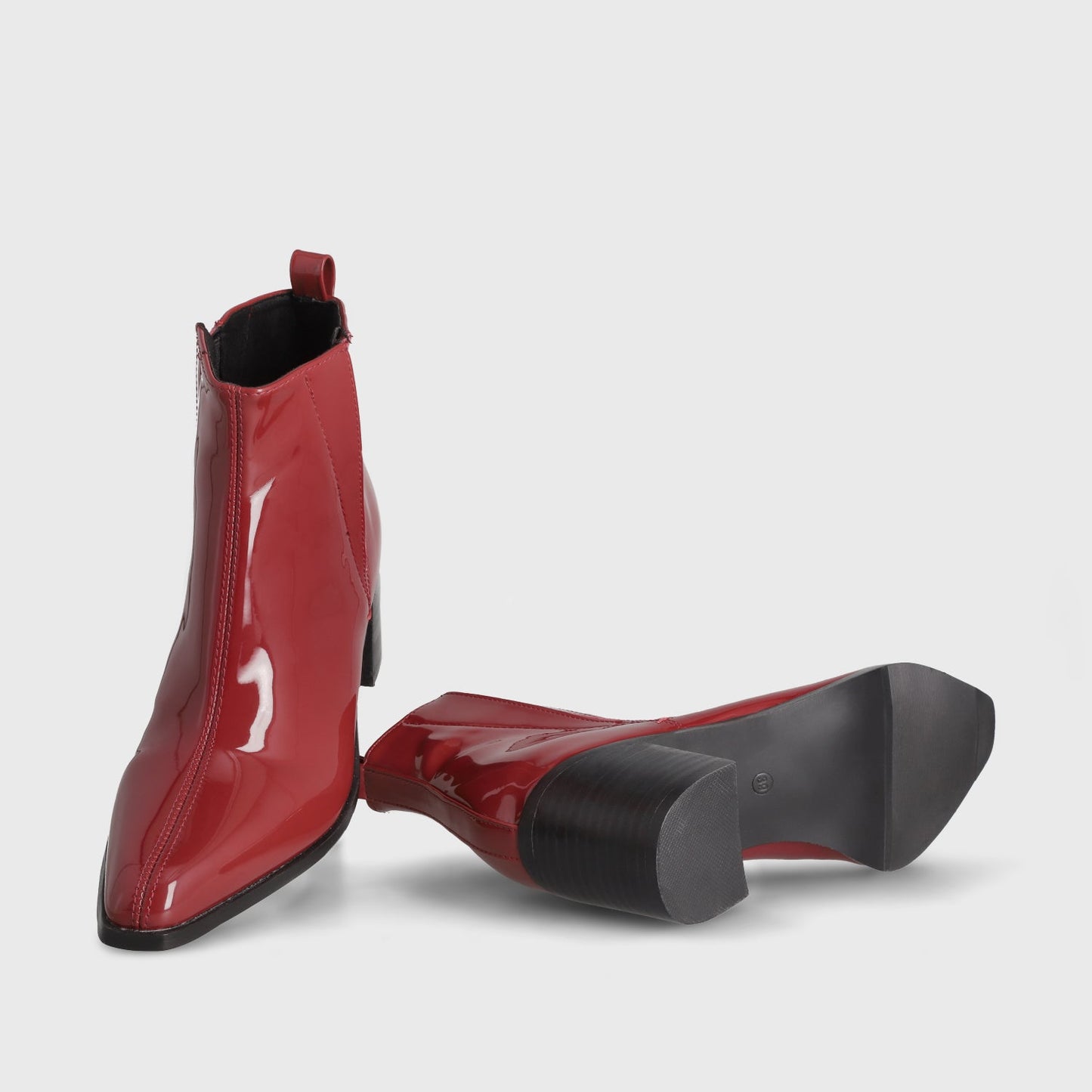 Botin Taco Rojo Mujer 55300 - Gotta Chile
