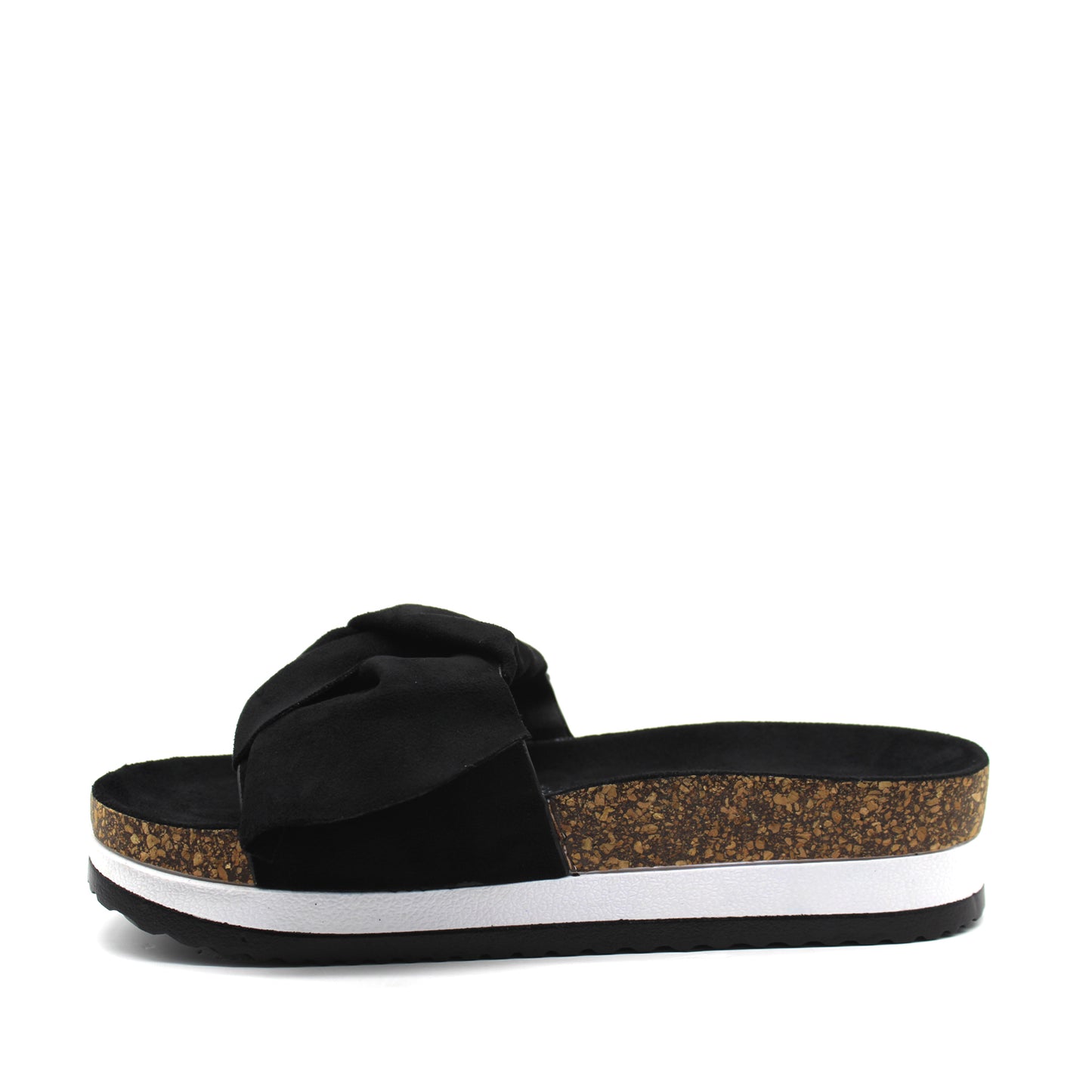 Sandalia Negra Mujer 12073