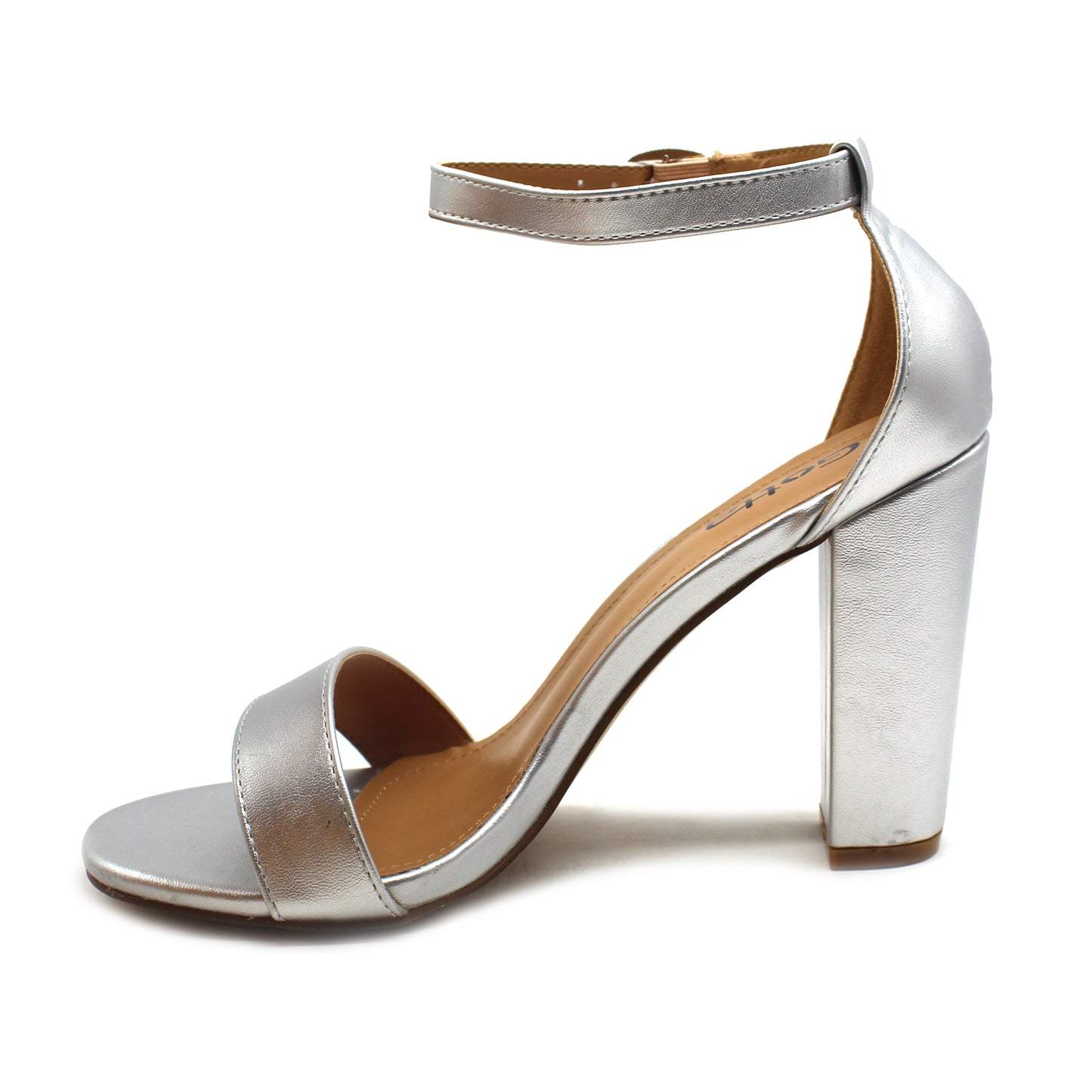 Sandalia Plateada Mujer 86123