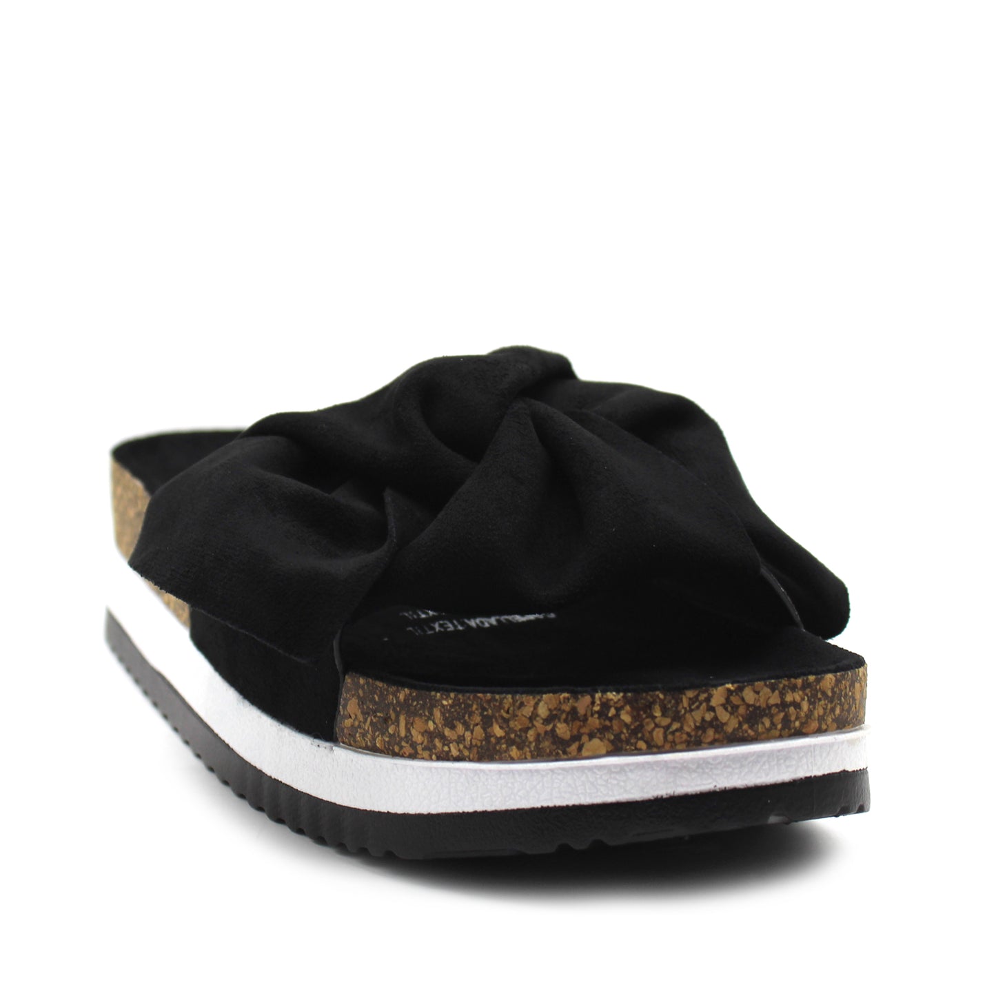 Sandalia Negra Mujer 12073
