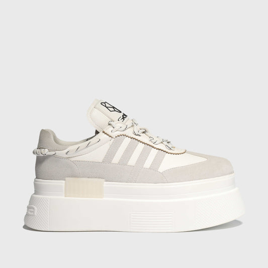 Zapatilla Plataforma Blanca Mujer 13412