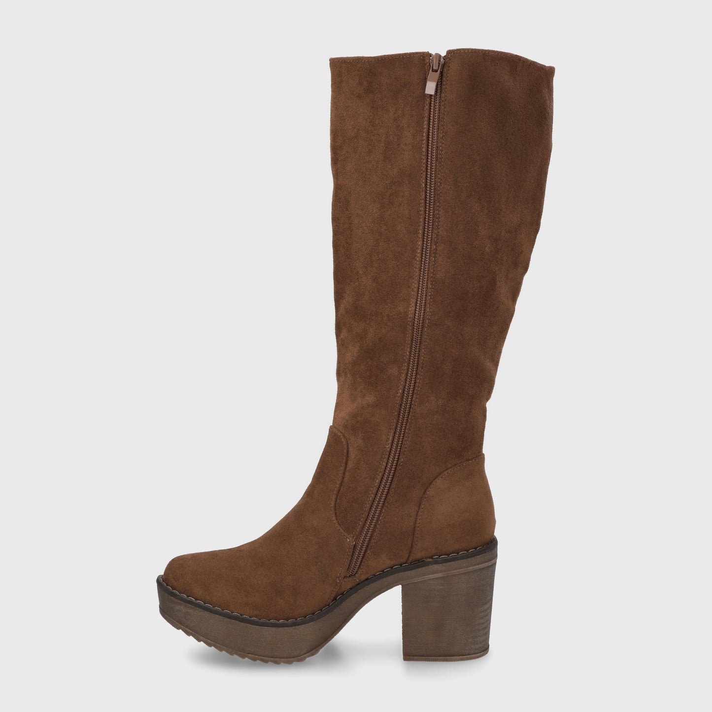 Bota Taco Café Mujer 13501