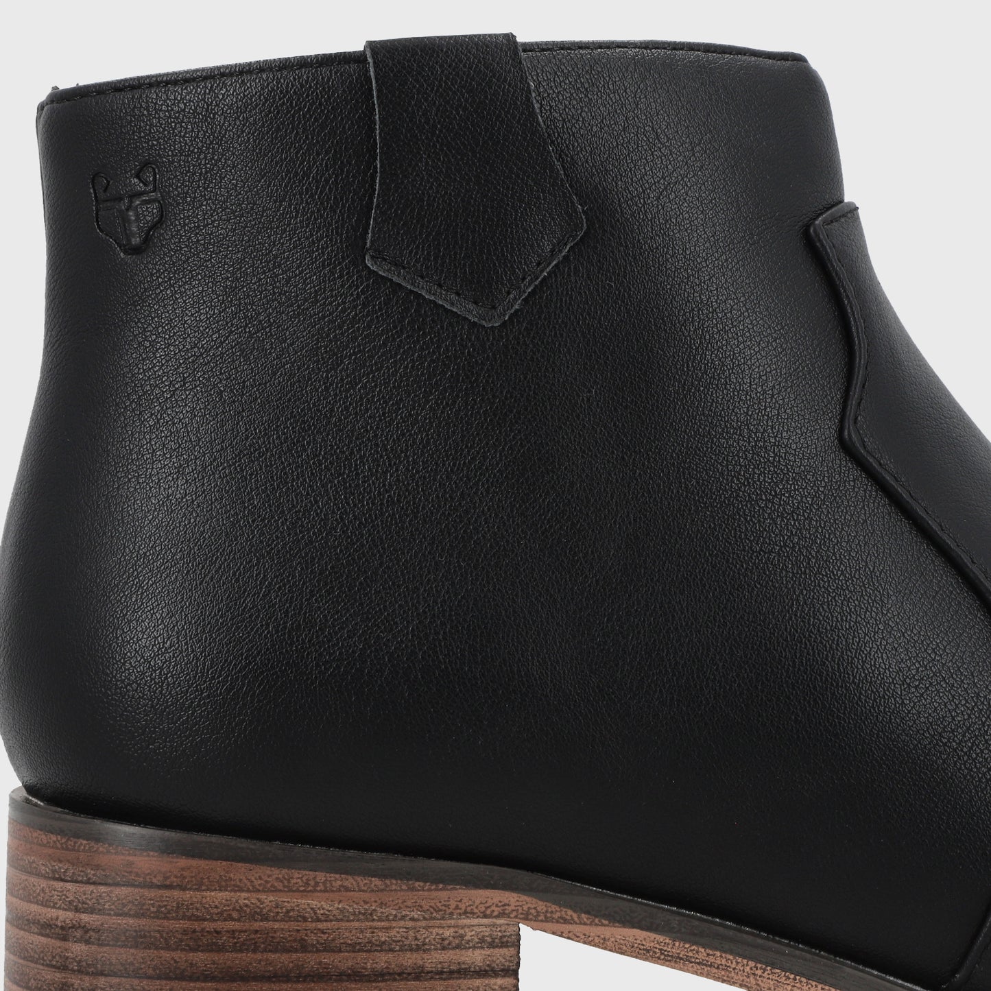 Botin Plano Negro Mujer 13556