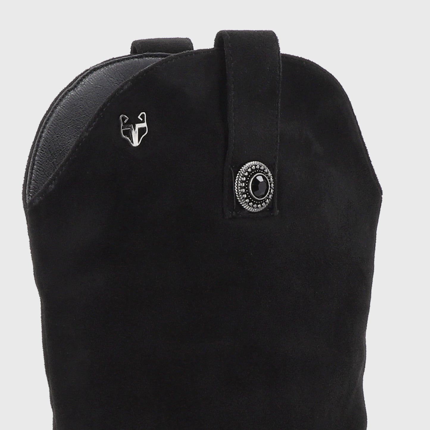 Bota Plataforma Negra Mujer 15039