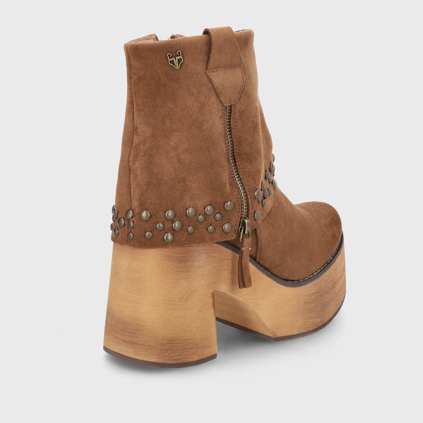 Botin Plataforma Camel Mujer 15045