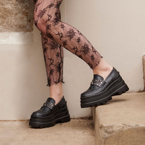 Zapato Negro Mujer 15178
