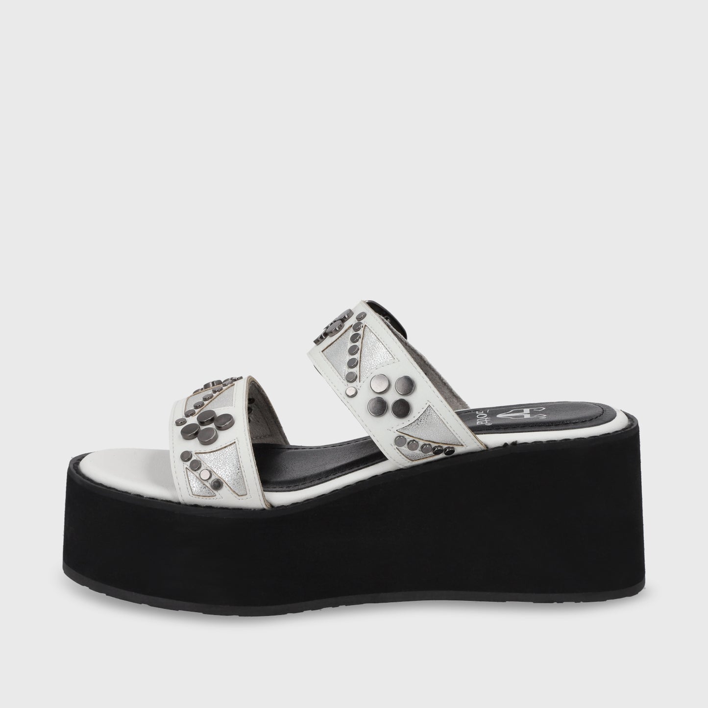 Sandalia Plataforma Blanco Mujer 15620